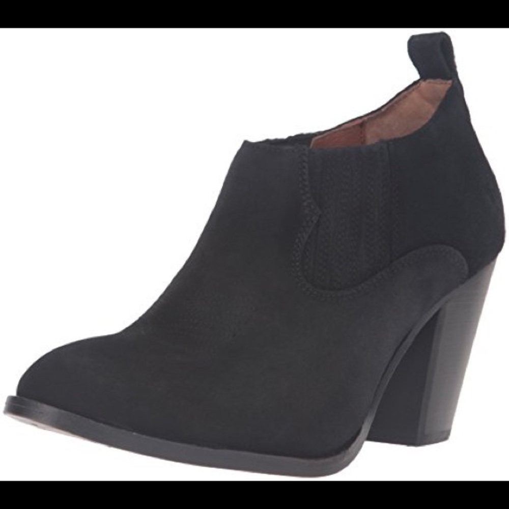 Frye Illana  Shootie/ Bootie Black Suede size 7.5